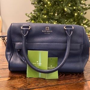 NWT Kate Spade Hadlen navy purse